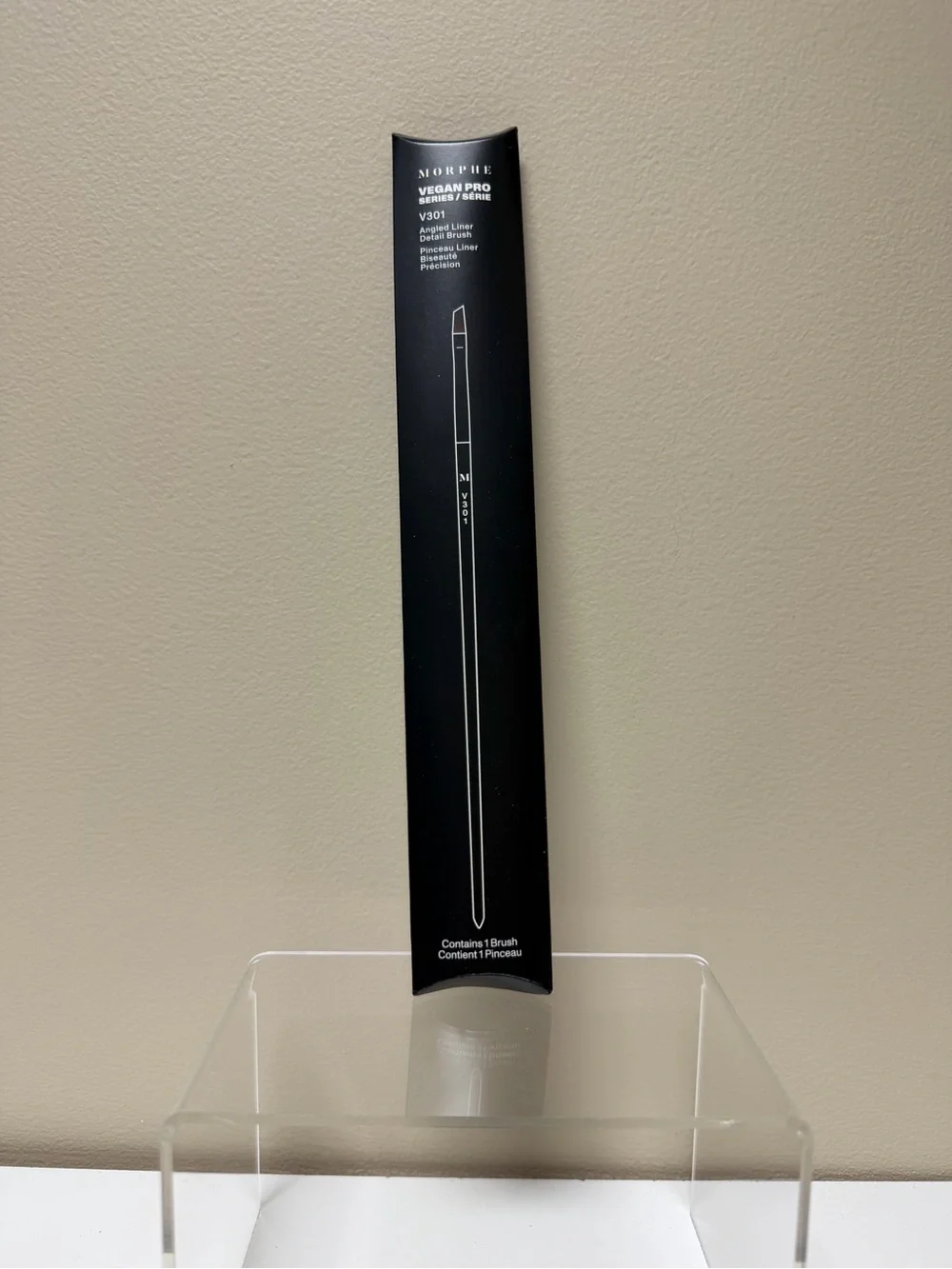 Morphe V301 Vegan Pro Angled Liner Detail Brush - Black